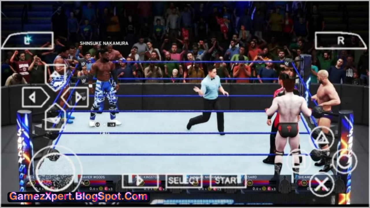 WWE 2K23 PSP/PPSSPP ISO Highly Compressed 850MB With PS4 Camera