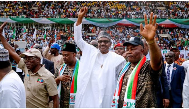 Crowd in Akwa Ibom means Buhari will have a landslide victory in 2019 - Ambode predicts 