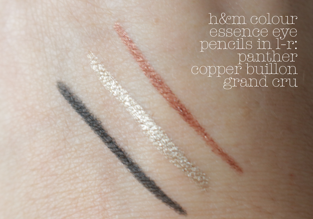 H&M Beauty Colour Essence Eye Pencil Review and Swatch