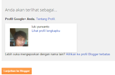 cara mudah membuat blog di blogger