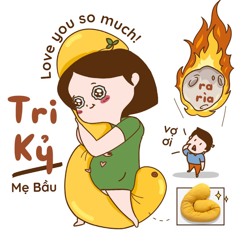 [A159] Gối cho bà bầu nâng đỡ bụng cho mẹ ngủ ngon - Gối bầu đậu khuyết