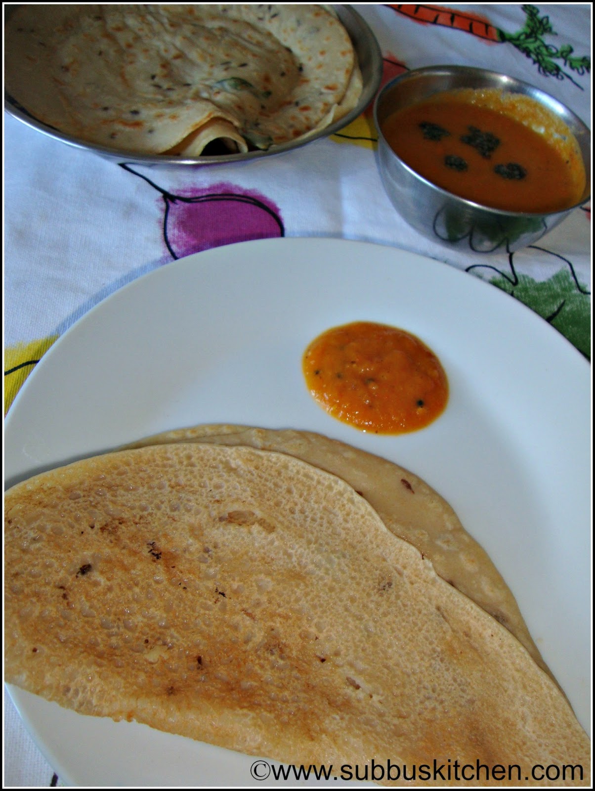 Wheat Flour Dosa Subbus Kitchen