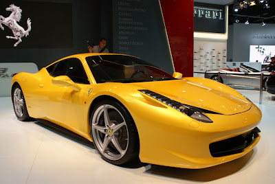 Ferrari 458 italia Yellow