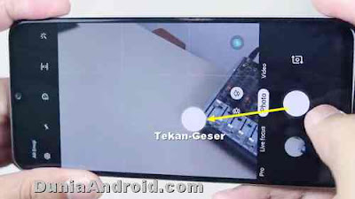 memindah letak shutter kamera samsung