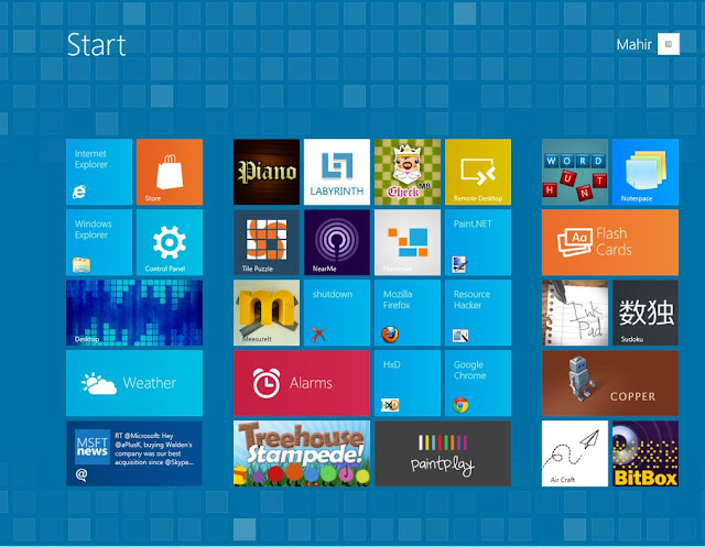 Windows 8 Blue 