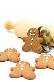 Gingerbread man cookies title picture