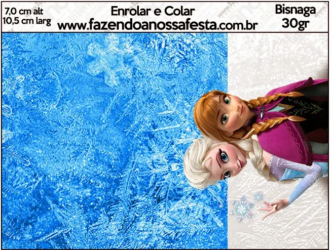 Etiquetas de Frozen para imprimir gratis.