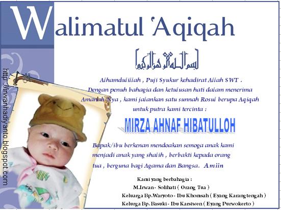 Irwan Hadyt Blog Aqiqah Irwan Hadyt Blog Aqiqah