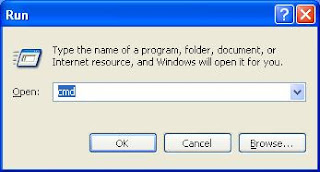 Open DOS Command Window