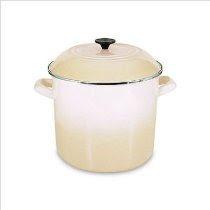 Le Creuset Enamel-on-Steel 6-Quart Covered Stockpot, Dune