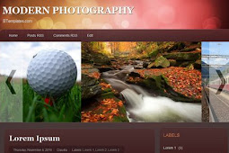 Modern Photography Blogger Template