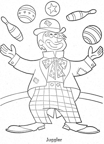 palhaço-colorir-Clowns To Color-coloring page-00020