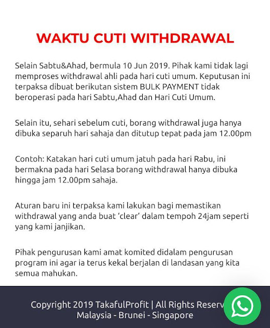 Takaful Profit Scam Tak Boleh Percaya