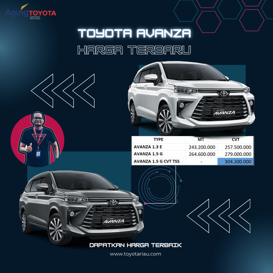 harga toyota avanza pekanbaru riau