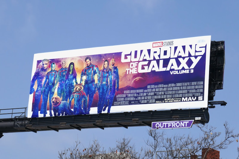 Guardians of the Galaxy Volume 3 movie billboard