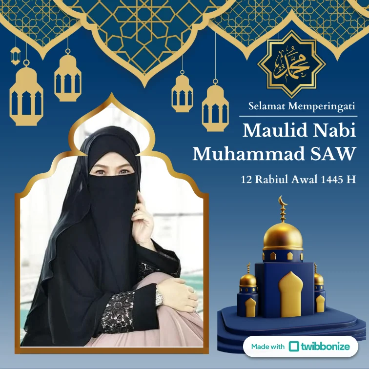 Kumpulan Link Twibbon Maulid Nabi Muhammad 1445 H Gratis