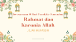 Keutamaan 10 Hari Terakhir Ramadan: Rahmat dan Karunia Allah