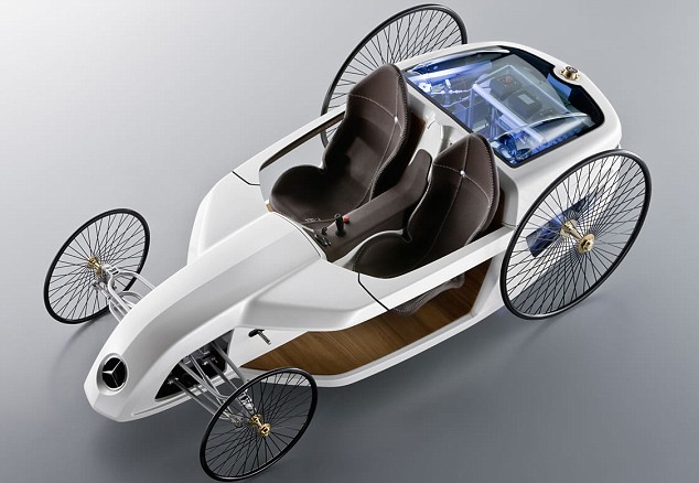 Back to the future MercedesBenz creates bizarre concept car that looks