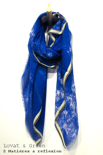 Foulard Denim bleu Lovat & Green 