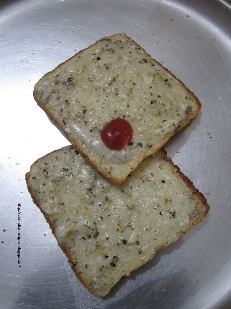 butter garlic make garlic with a2zindianrecipes: Cheese powder Toast sauce to Garlic how