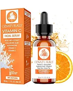 سيرم فيتامين سي للوجه من أوزناتشورالز Oz naturals vitamin C facial serum