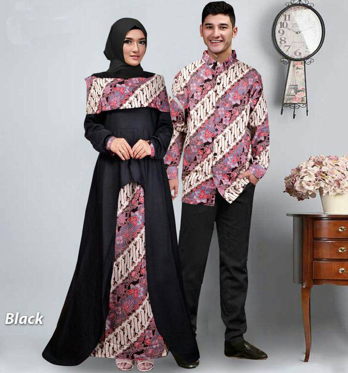 9000 Gambar Desain Baju Gamis Batik Hd Infobaru