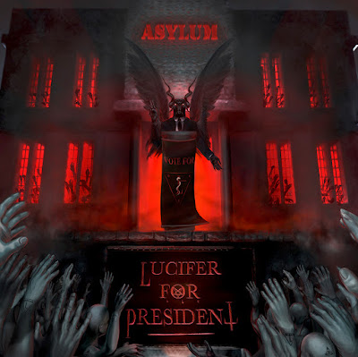 Lucifer For President - Asylum - cover art by Maira Pedroni