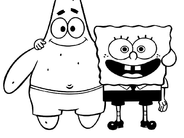 Gambar Kartun Spongebob Keren Lucu Sedih 3D Hitam 