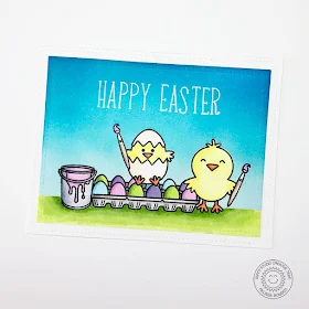 Sunny Studio: A Good Egg Easter Card by Melissa Bowden.