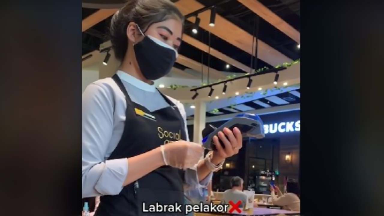 Video Viral Istri Ajak Suami Makan Di Tempat Kerja Pelakor, Netizen Salfok: Alis Pengeruk Harta