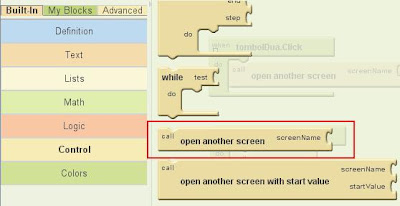 Multiscreen : Membuat Banyak Layar di App Inventor 2