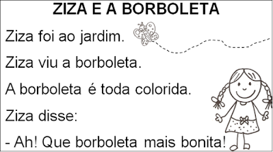 Texto ZIZA E A BORBOLETA, de Elisângela Terra