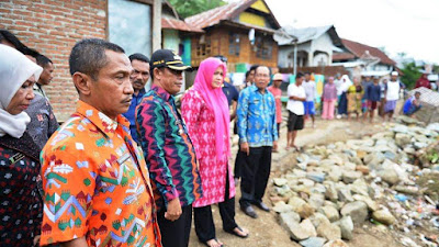 Respon Cepat, Bupati Bima Tinjau Bencana Longsor di Desa Samili 