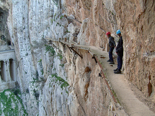 El Caminito del Rey The King's little pathway extreme hiking