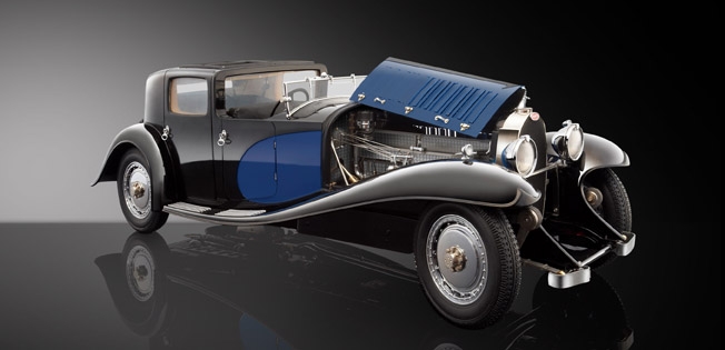 This 118 scale model reconstruction of the legendary Bugatti Royale Type 41