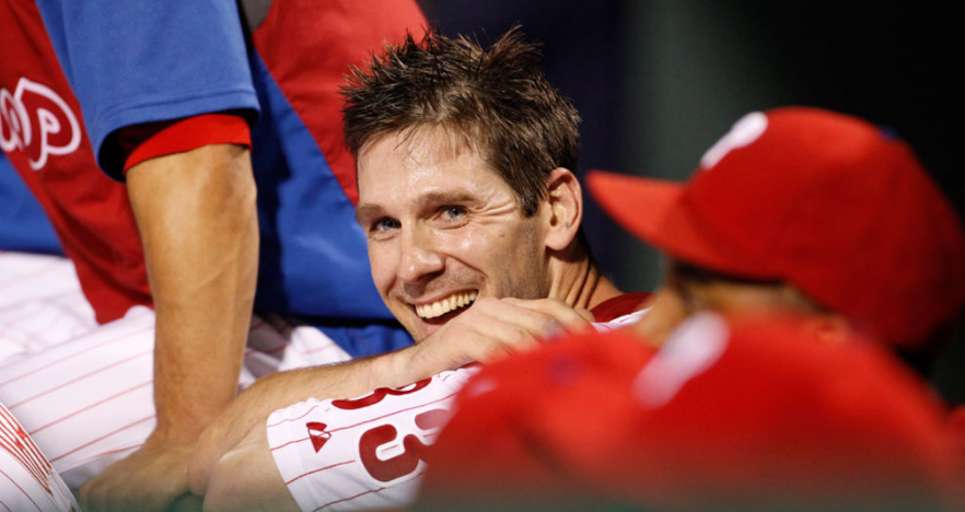 cliff lee phillies pitching. Cliff Lee is all smiles as he