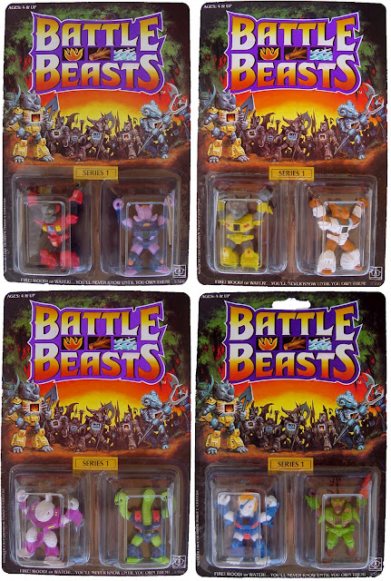 Hasbro's Battle Beasts Carded Figures