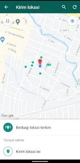Cara Share Lokasi Di WhatsApp