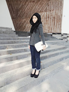 Gaya Hijab Casual Simple