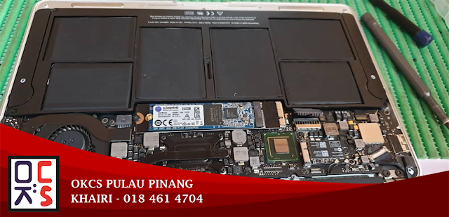 SOLVED : KEDAI REPAIR MACBOOK SUNGAI DUA | MACBOOK AIR 11 MODEL A1465 CAN’T BOOT MAC OS