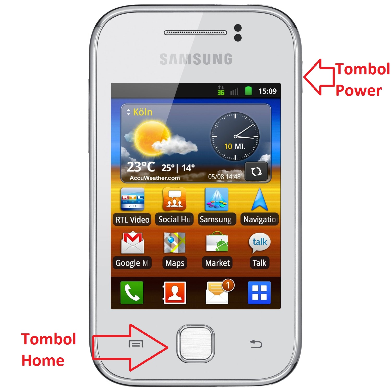 Cara Screenshot di Samsung Galaxy Young GT-S5360 Tanpa Aplikasi ...