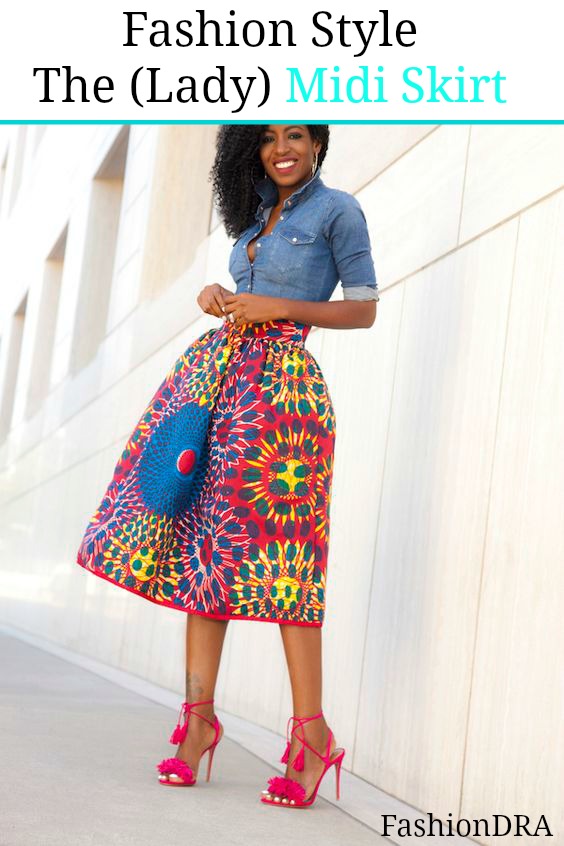 FashionDRA | Fashion Style : The Midi Skirt