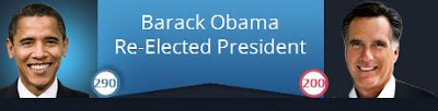 Barack Obama re-elected as president