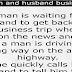 A woman and husband business trip funny joke