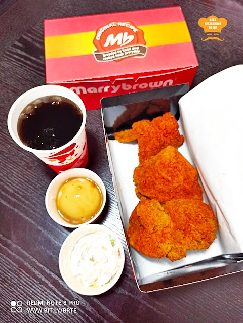 Marrybrown MB Mala Fried Chicken 3 Pcs Combo Set