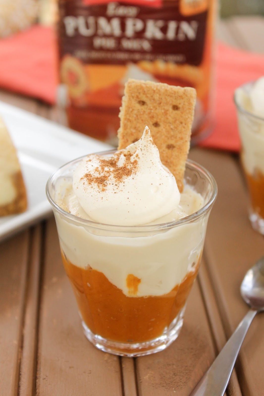 Pumpkin Cheesecake Pudding Shots - 