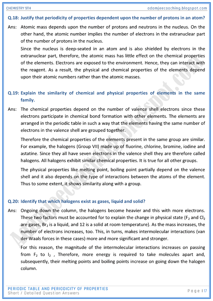 periodic-table-and-periodicity-of-properties-short-and-detailed-question-answers-chemistry-9th