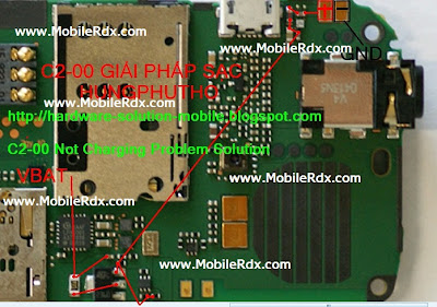 Nokia C2-00 Charging Track Ways Jumper Solution