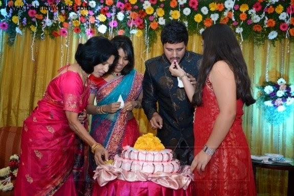 Telugu Actor Raja Engagement Photos | Real-Life Photos