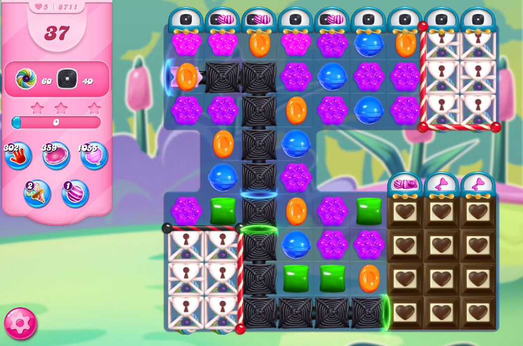 Candy Crush Saga level 8711